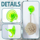 Antimbee 3 Pack Suction Cup Hooks, Clear Suction Cup Hanger, Removable Small Suction Cups for Shower, Bathroom, Glass, Door, Windows, Kitchen - Max Hanging up to 11 lbs on Smooth Surface - Homesidy.com