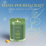Balsam Cedar Candle, 10oz Soy Scented Candle for Home, Christmas Birthday &amp; Holiday Gifts for Women &amp; Men, Long Lasting 50 Hour Clean Non - Toxic Burn, Elegant Winter &amp; Christmas Festive Home Decor - Homesidy.com