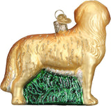 Old World Christmas Black Labrador Dog Collection Glass Blown Ornaments for Christmas Tree 3.75 x 1.5 - Homesidy.com