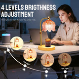 GEEZO Fragrance Candle Warmer Lamp，Electric Candle Warmer with Timer &amp; Dimmer，Mom Christmas Birthday Gifts for Women, House Warming Gifts New Home Bedroom Decor - Homesidy.com