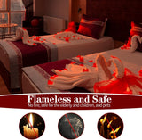 KOABY 25/50/100 Pack Flameless Votive Candles, Last 8H , Warm Yellow Light, No Timer or Flickering - Homesidy.com