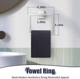 5 - Pieces Matte Black Bathroom Hardware Accessories Set, SUS304 Stainless Steel Bath Towel Bar Set, Towel Racks for Bathroom Wall Mounted. - Homesidy.com