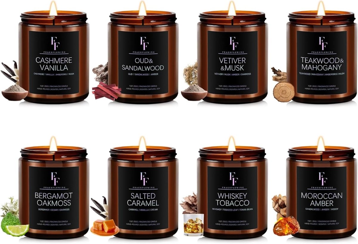 Vanilla Coconut Candle, Scented Candle for Home Soy Wax Candle, Aromatherapy Candle Gift for Women Men, 7oz - Homesidy.com