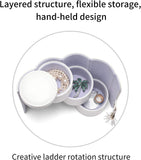 Vlando Travel Jewelry Case for Women, Travel Essential, Travel Must Haves Jewelry Travel Organizer for Girls, Christmas Gifts for Travelers Couples Mom Friends - Black - Homesidy.com