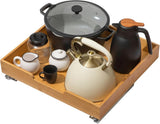 HOLDN’ STORAGE Bamboo Wooden Pull out Cabinet Organizer. 17&34; W x 21&34; D - Requires At Least a 18.25&34; W x 21&34; D.Cabinet Opening. W/Lifetime Limited Warranty. Bamboo Tray and Heavy gauge metal rails. - Homesidy.com