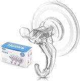 Antimbee 3 Pack Suction Cup Hooks, Clear Suction Cup Hanger, Removable Small Suction Cups for Shower, Bathroom, Glass, Door, Windows, Kitchen - Max Hanging up to 11 lbs on Smooth Surface - Homesidy.com