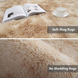Shag Area Rugs for Bedroom Living Room,4X6 Ultra Soft Fluffy Area Rugs for Dorm, Indoor Carpet Nursery Rugs for Kids Girls Room Home Decor,Pink - Homesidy.com