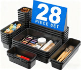 A - LuGei 【Military Grade Drawer Organizer, 【𝟱𝗦𝗶𝘇𝗲】 Makeup organizer, 【Holds 177 Items】 Bathroom Organizers and Storage, Organization and Storage, Desk Drawer Organizer for Bathroom Vanity - Homesidy.com