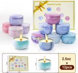 Christmas Candle Set, 6 Pack Candles for Home Scented, Aromatherapy Jar Candle Gifts for Women, Natural Soy Wax Long Lasting Glass Candle Set, Scented Candles for Christmas, Birthday, Thanksgiving Day - Homesidy.com
