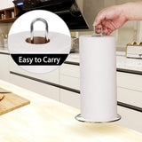 Paper Towel Holder Countertop, OBODING, Kitchen Paper Towel Stand Holder for Kitchen Organization and Storage, Paper Towel Holders for Standard and Large Size Rolls (Black) - Homesidy.com