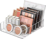 WECHENG Makeup Organizer for Eyeshadow Palette and Lipstick Organizer, 7 Section Divided Makeup Palette Organizer for Vanity Drawer Countertop Modern Cosmetics Storage(7.48&34; x 6.22&34; x 1.77&34;) - Homesidy.com