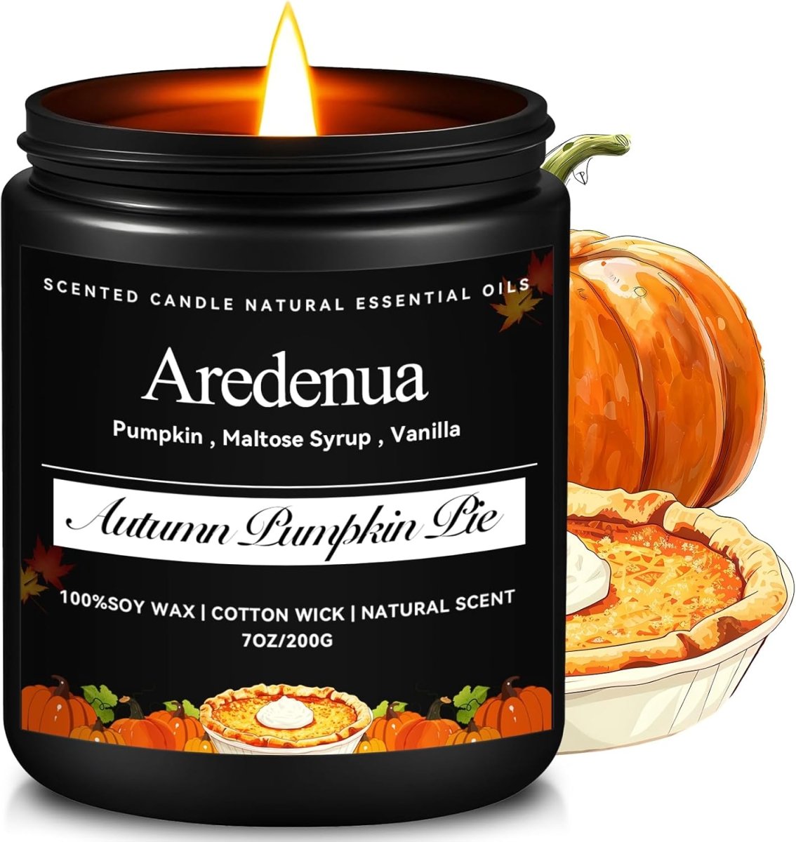 Christmas Candles - Christmas Spice Candle | 7 oz Soy Candles with Warm Cinnamon, Clove &amp; Nutmeg Aroma | Holiday Scented Candle, Cozy Winter Candle Gift for Men &amp; Women - Homesidy.com