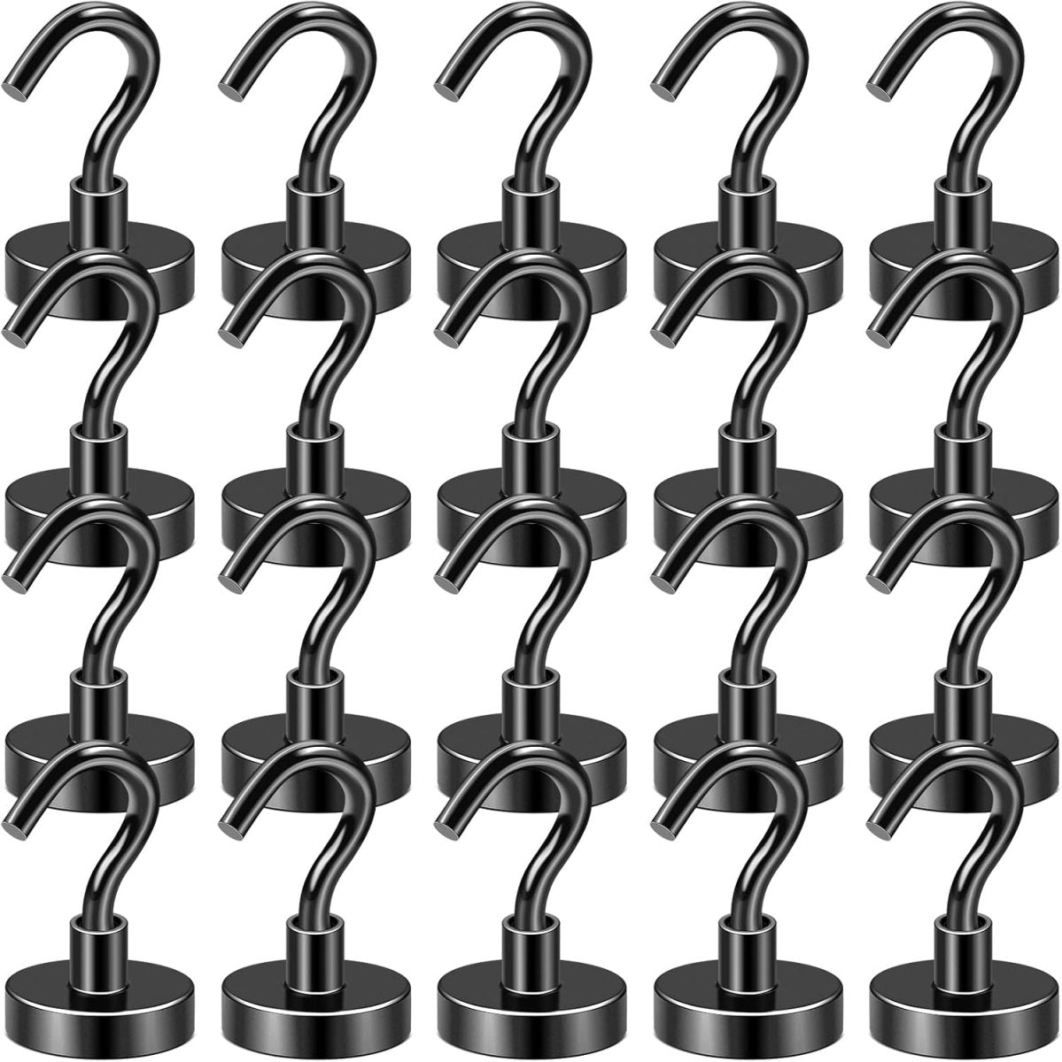DIYMAG Magnetic Hooks, 30lbs Magnet Hook 2025 Cruise Cabin Ship Essentials Heavy Duty Strong Magnets Refrigerator Fridge Hanging for Classroom Beach Vacation Kitchen Grills Home 20 Pack (Silver) - Homesidy.com