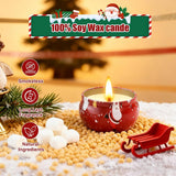 Christmas Candle Set, 6 Pack Candles for Home Scented, Aromatherapy Jar Candle Gifts for Women, Natural Soy Wax Long Lasting Glass Candle Set, Scented Candles for Christmas, Birthday, Thanksgiving Day - Homesidy.com