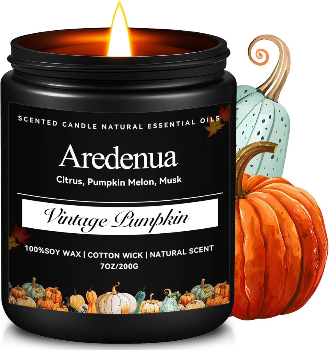 Christmas Candles - Christmas Spice Candle | 7 oz Soy Candles with Warm Cinnamon, Clove &amp; Nutmeg Aroma | Holiday Scented Candle, Cozy Winter Candle Gift for Men &amp; Women - Homesidy.com