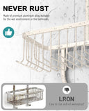 MSAICOE Shower Caddy Hanging - Never Rust Shower Hanging Organizer - Aluminum Over the ShowerHead Caddy with Soap Basket and 6 Hooks for Razor/Sponge (Black) - Homesidy.com