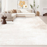 Area Rugs 6x9 Living Room: Washable Rug Modern Abstract Large Rug Soft Non Slip Neutral Rugs Stain Resistant Indoor Carpet for Bedroom Kitchen Dining Room Table Nursery Home Office Rugs(Beige,6x9) - Homesidy.com