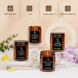 Vanilla Coconut Candle, Scented Candle for Home Soy Wax Candle, Aromatherapy Candle Gift for Women Men, 7oz - Homesidy.com
