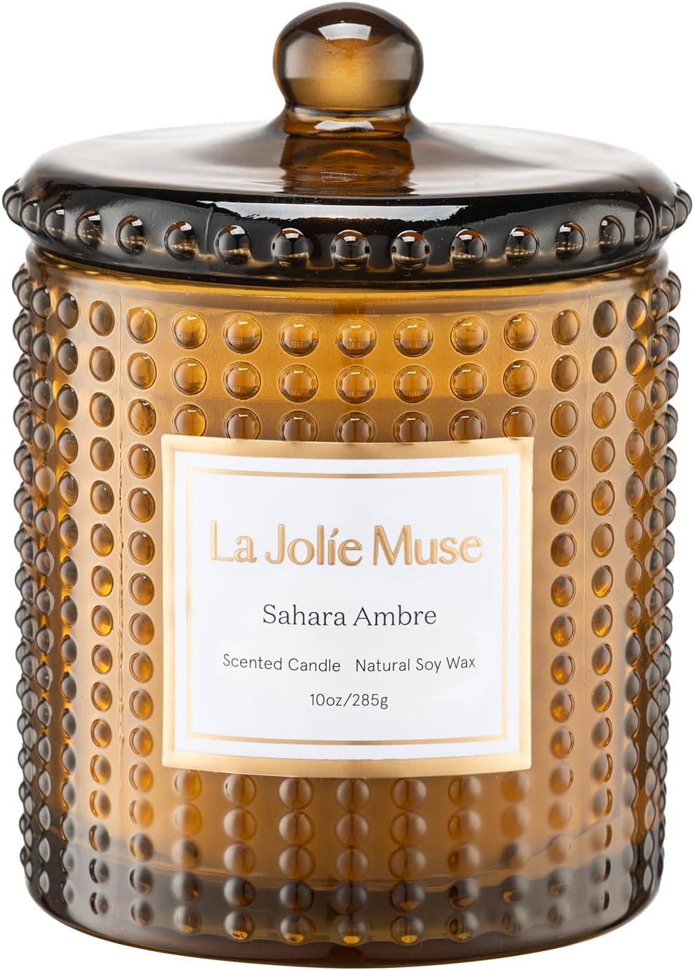 LA JOLIE MUSE Christmas Candle | Ruby Berry Bliss | Mandarin Cranberry &amp; Plum | 10 oz Festive Candle | 55 Hours Clean Burn | Gift for Women &amp; Family - Homesidy.com