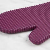 KITCHENAID Ribbed Soft Silicone Oven Mitt 2 - Pack Set, 7.5&34;x13&34;, Milkshake - Homesidy.com