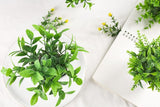 Der Rose 4 Pack Fake Plants Mini Artificial Greenery Potted Plants for Home Decor Indoor Office Table Room Farmhouse Bathroom Decor - Homesidy.com