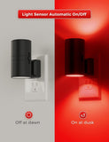 L LOHAS LED Night Light Plug in, Modern Night Lights Plug into Wall, Dusk to Dawn Sensor, Soft White 3000K, 0 - 100LM Adjustable Brightness, Dimmable Night Lights for Hallway Bedroom Stairway, 2 Pack - Homesidy.com