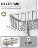 MSAICOE Shower Caddy Hanging - Never Rust Shower Hanging Organizer - Aluminum Over the ShowerHead Caddy with Soap Basket and 6 Hooks for Razor/Sponge (Black) - Homesidy.com