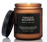 M&amp;SENSE Ode to Winter Soy Candles Strong Scented, 2 Wick Jar Candle 19.4oz 110 Hour Long Lasting, Lavender Sandalwood Organic Natural Aromatherapy Candle Gifts Bedroom Bathroom Home Decor - Homesidy.com