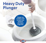 Clorox Toilet Plunger with Hideaway Caddy, Set of 2 – for Bathroom Organization and Storage, Bathroom Accessories, Toilet Unclogger, with Holder, White - Homesidy.com