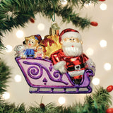 Old World Christmas Rudolph and Clarice Glass Blown Ornament for Christmas Tree, Handcrafted Holiday Decoration, Rudolph Collection - Homesidy.com