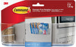 Command Large Caddy, Holds up to 4 lb, 8.6&34; x 3.1&34; x 3&34;, 1 Caddy with 4 Command Strips, Damage Free Organization Wall Mount to Cabinet, Kitchen, Pantry, Closet, or Under Sink - Homesidy.com