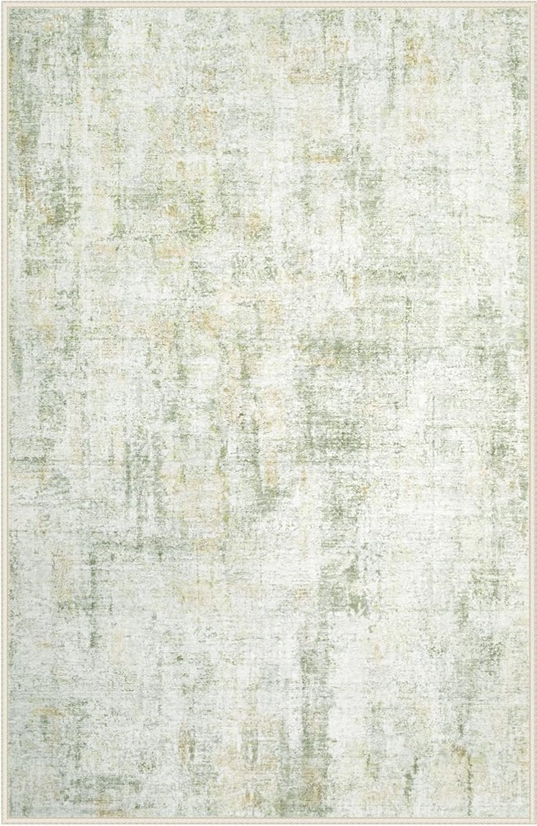 Area Rugs 6x9 Living Room: Washable Rug Modern Abstract Large Rug Soft Non Slip Neutral Rugs Stain Resistant Indoor Carpet for Bedroom Kitchen Dining Room Table Nursery Home Office Rugs(Beige,6x9) - Homesidy.com