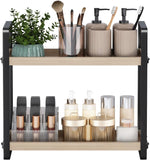 HNRLOY Bathroom Counter Organizer,Bathroom Countertop Organizer,Counter Shelf,Countertop Storage,Organization and Storage,Makeup Shelf,Sink Caddy(Brown 3 Tier) - Homesidy.com
