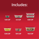 Rubbermaid 16 - Piece BPA - Free Plastic Food Storage Set, Red Vented Lids - Microwave, Dishwasher Safe: Perfect for Meal Prep, Leftovers, and Kitchen Organization - Homesidy.com