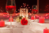 KOABY 25/50/100 Pack Flameless Votive Candles, Last 8H , Warm Yellow Light, No Timer or Flickering - Homesidy.com
