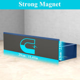 HuggieGems Metal 4 Pack Magnetic Spice Storage Rack Organizer for Refrigerator and Oven, Black Fridge Organizers and Storage - Homesidy.com
