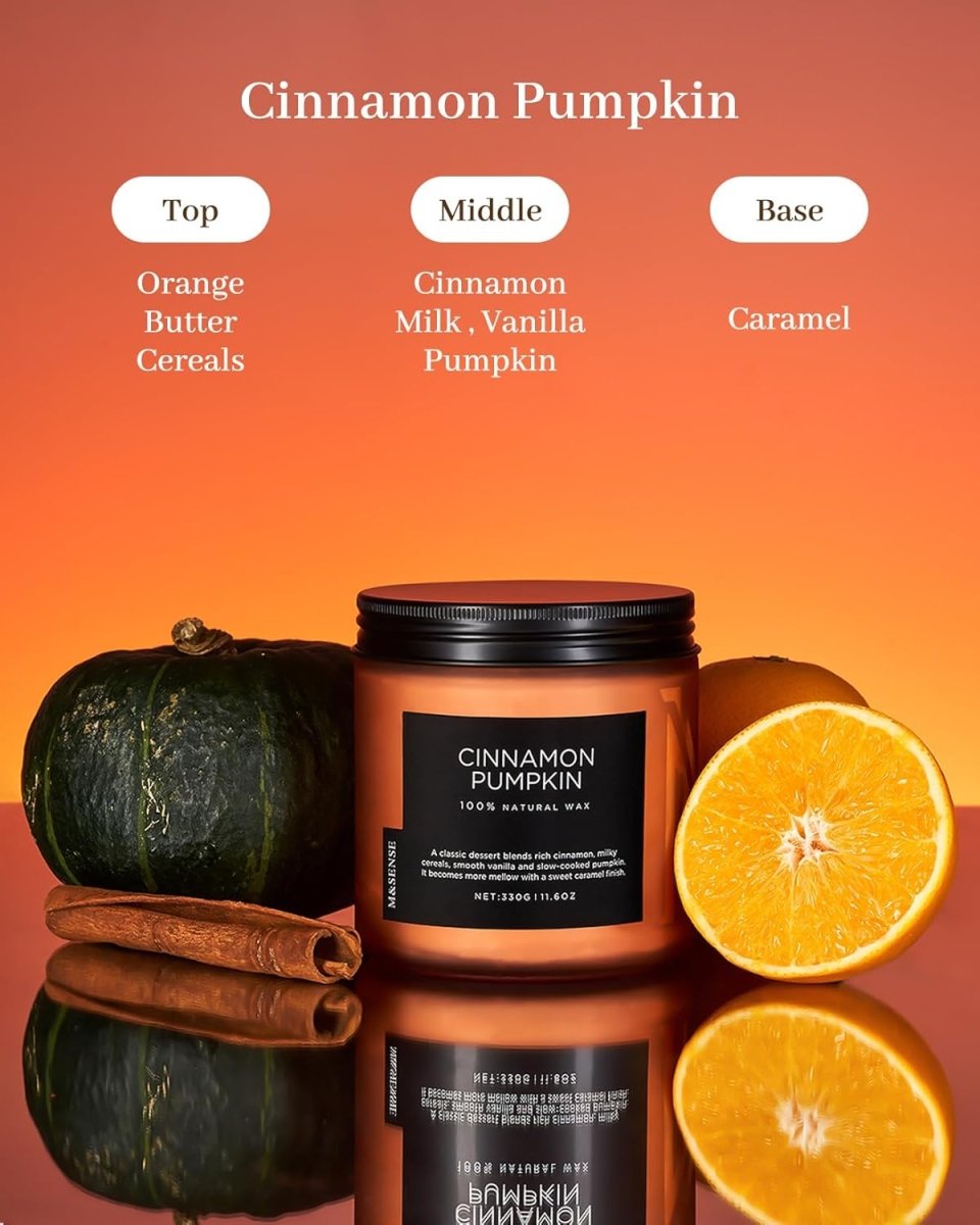 M&amp;SENSE Ode to Winter Soy Candles Strong Scented, 2 Wick Jar Candle 19.4oz 110 Hour Long Lasting, Lavender Sandalwood Organic Natural Aromatherapy Candle Gifts Bedroom Bathroom Home Decor - Homesidy.com