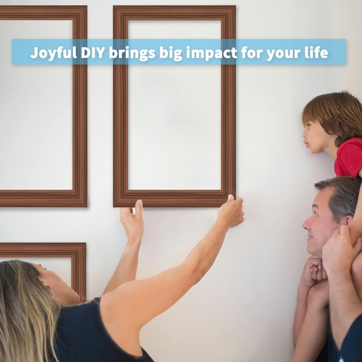 Art3d Pre - Cut Wall Molding Set of 6 pcs, Ready - to - Assemble Wainscoting Panels for Interior Wall Décor Living Room Bedroom Accent Wall - Installed with Glue, 3 Top 3 Bottom - Homesidy.com
