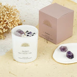 ava concept - Soy Candles with Crystals - Aromatherapy Scented Candle for Women - Lavender Vanilla Gift Set - Small Wax Melts - 3 Pack 3.5oz - Homesidy.com