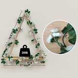 RICHER HOUSE Artificial Ivy LED - Strip Wall Hanging Shelves Set of 2, Macrame Shelf for Bedroom Living Room Kitchen, Wood Hanging Plant Shelves for Wall Décor, Thanksgiving &amp; Christmas Decorations - Homesidy.com