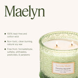 LA JOLIE MUSE Sahara Amber Candle – Bergamot, Clove &amp; Amber | 12 oz Large 2 - Wick Soy Wax Candle | 60 Hours Clean Burn | Gift - Ready for Hosts &amp; Gatherings | Elegant Home Décor - Homesidy.com