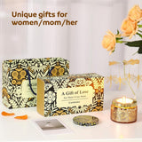 Christmas Gifts for Women, Unique Birthday Gifts for Women, Lavender Butterfly Rotating Scented Candles for Home Fragrance, Mom Birthday Gift from Daughter Son, Xmas Candle Gift for Sister Grandma - Homesidy.com