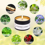 9 Pack Scented Candles Gift for Women and Men, Aromatherapy Candle Set for Home Scented, Small Candle Gift Set Basket for Boyfriend dad him Friend boss Mother Birthday Christmas Thanksgiving - Homesidy.com