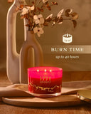 1771 Aromas Vanilla Scented Candles - 100% Natural Soy Wax - Large 3 Wick Jar Candle - Up to 50 Hours Burning Time - Candles for Home - Gift - Ready Candle for Men &amp; Women - Aromatherapy Candles - Homesidy.com