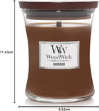 WoodWick Marine Amber Holiday Candle Gifts for Women and Men, 9.7 oz Precious Metals Collection with Crackling Wick - Homesidy.com