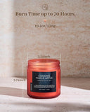 M&amp;SENSE Ode to Winter Soy Candles Strong Scented, 2 Wick Jar Candle 19.4oz 110 Hour Long Lasting, Lavender Sandalwood Organic Natural Aromatherapy Candle Gifts Bedroom Bathroom Home Decor - Homesidy.com
