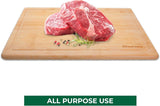 Bamboo Cutting Boards for Kitchen [Set of 3] Wood Cutting Board for Chopping Meat, Vegetables, Fruits, Cheese, Knife Friendly Serving Tray with Handles - Homesidy.com
