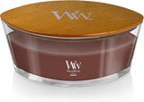 WoodWick Marine Amber Holiday Candle Gifts for Women and Men, 9.7 oz Precious Metals Collection with Crackling Wick - Homesidy.com