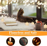 KOABY 25/50/100 Pack Flameless Votive Candles, Last 8H , Warm Yellow Light, No Timer or Flickering - Homesidy.com