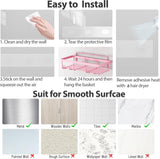 Liuoud 5 Pack Shower Caddy Organizer Rack Shelf for Inside Shower, Adhesive Bathroom Wall Storage Basket Rustproof Stainless Steel Shampoo Holder, Girly Bathroom Accessory Decor Set, Pink - Homesidy.com
